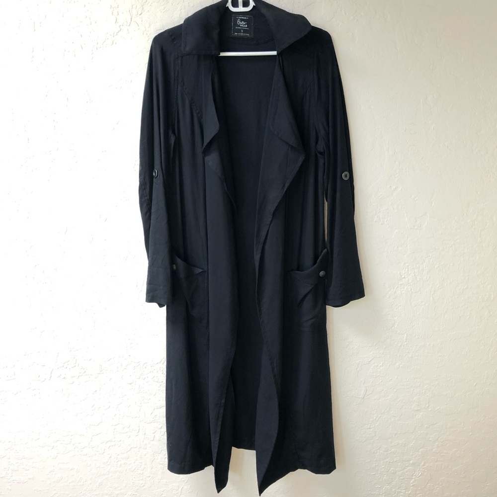 Long black coat